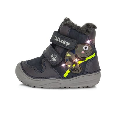 Nahast talve LED poolsaapad | D.D.Step LED | W071-180_W