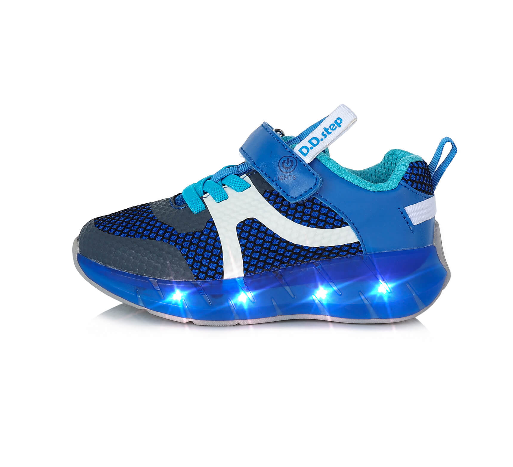 Fabric sneakers LED F61-921 for boys DILARI kids' footwear
