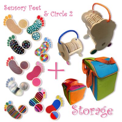 Sensory Feet & Circle 2 | Komplekt | 2402SFCB2