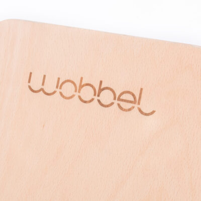 Alternative view of Balance Board | WOBBEL Original | Transparent Lacquer without Felt